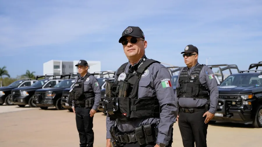 Retrato de oficiales de seguridad